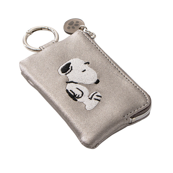 スヌーピー キーケースポーチ (Get up)