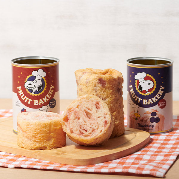 【おかいものSNOOPY限定】パンの缶詰セット(巾着入り)