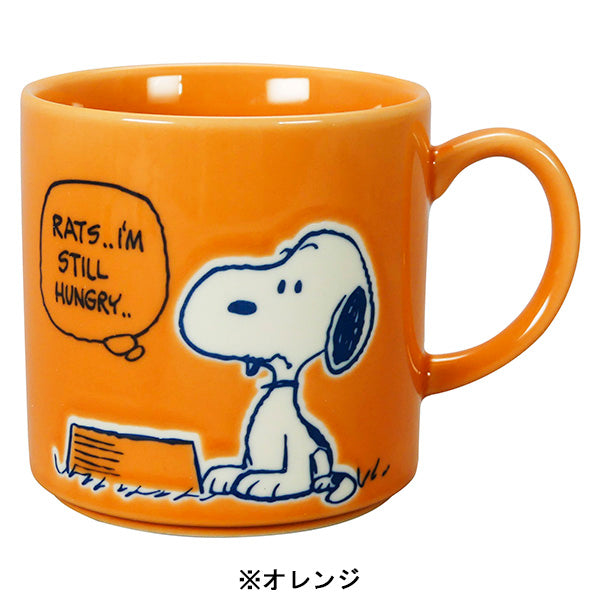 スヌーピー 木箱入りマグ (HAPPY COLOR)