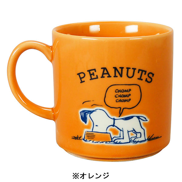 スヌーピー 木箱入りマグ (HAPPY COLOR)