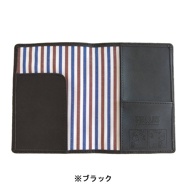 スヌーピー パスポートカバー (フェイクレザー/オールコミック)