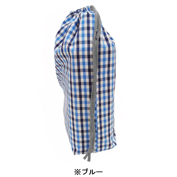 スヌーピー マチあり巾着 (ギンガム)