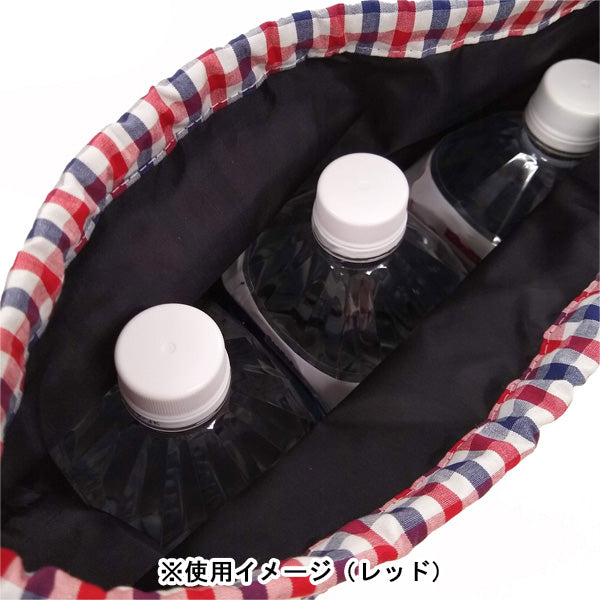 スヌーピー マチあり巾着 (ギンガム)