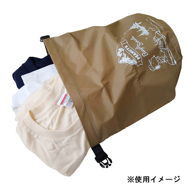 スヌーピー 防水バッグ 5L (ボート/カーキ)