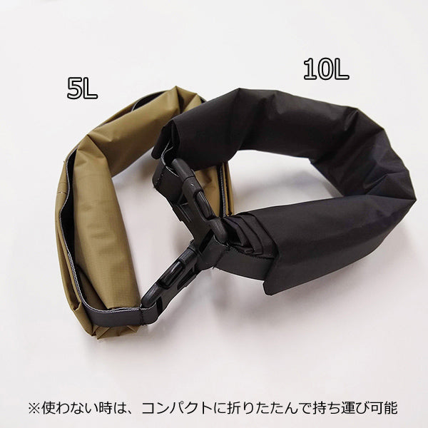 スヌーピー 防水バッグ 5L (ボート/カーキ)