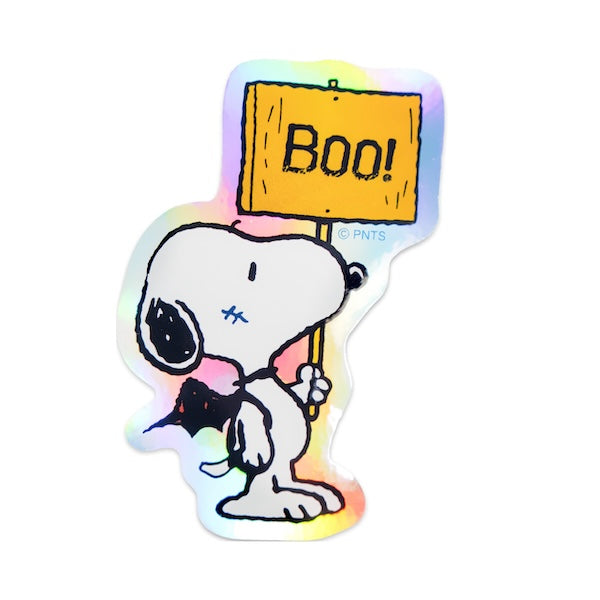 スヌーピー ホログラムステッカーセット (Boo-tiful Night)