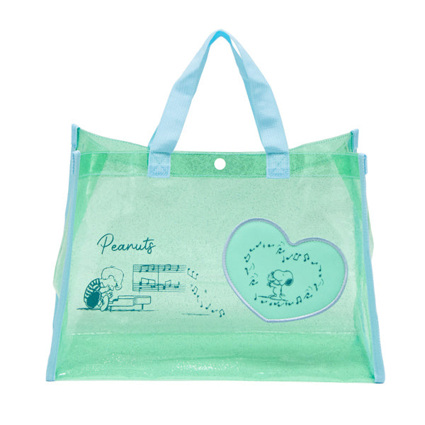 スヌーピー PVCバッグ (ミント)