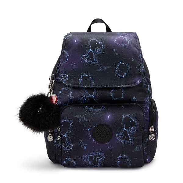 kipling PEANUTS シティジップ S (Weightless Star)