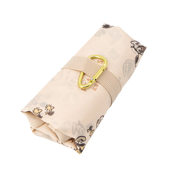 スヌーピー カラビナ付き底マチエコバック (COOKIE!)