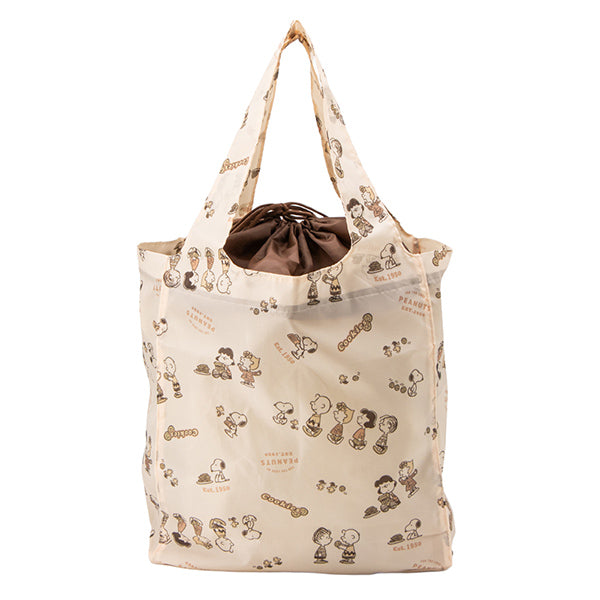 スヌーピー ワイド底板付きエコバッグ (COOKIE!)