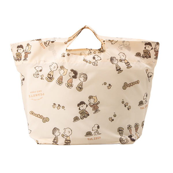 スヌーピー 底板付きエコバッグmini外ポケット付き (COOKIE!)