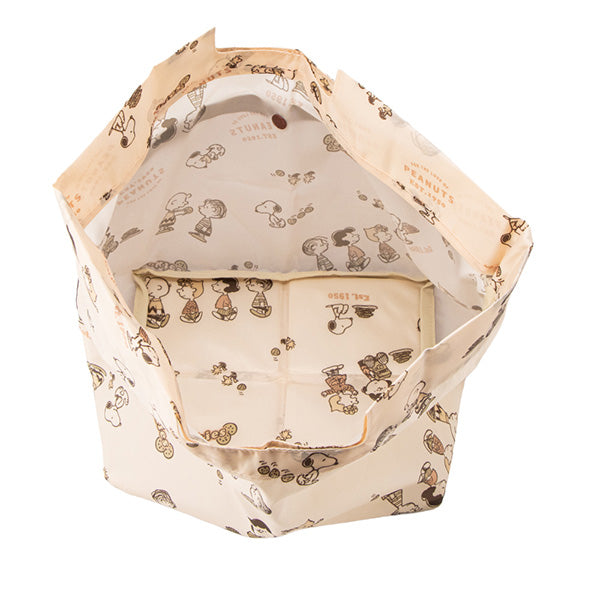 スヌーピー 底板付きエコバッグmini外ポケット付き (COOKIE!)