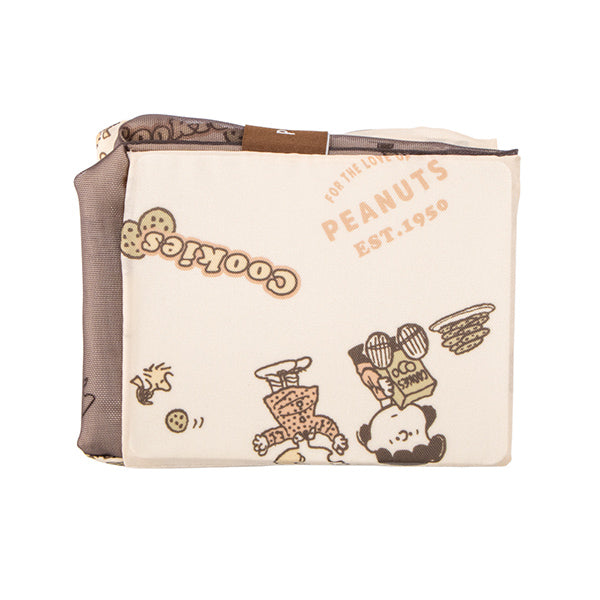 スヌーピー 底板付きエコバッグmini外ポケット付き (COOKIE!)