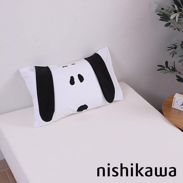 スヌーピー ピローケース (耳付き)