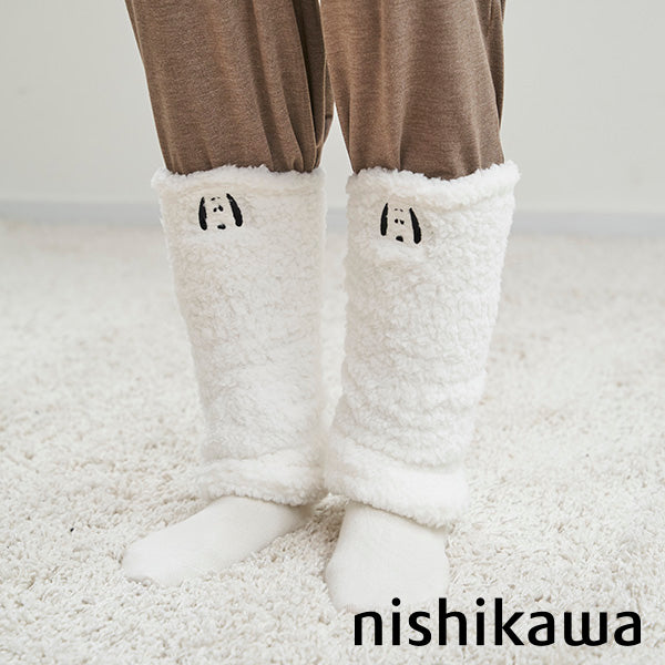 スヌーピー レッグウォーマー (Snoopy face)