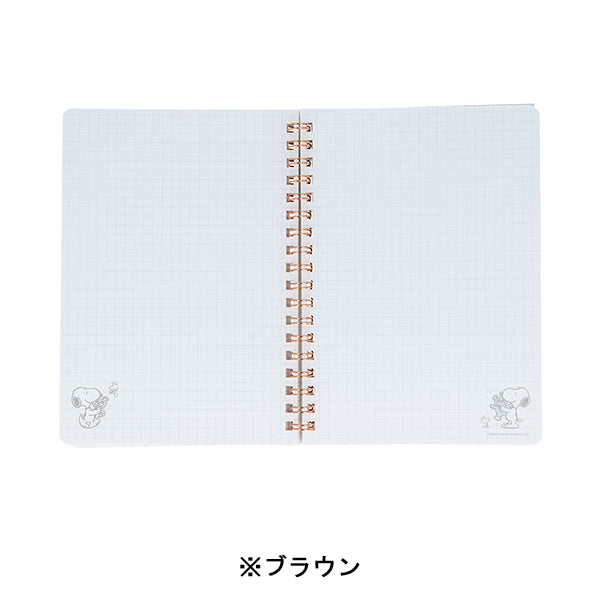 スヌーピー WリングノートB6 (Snoopy&CuddlyBears)