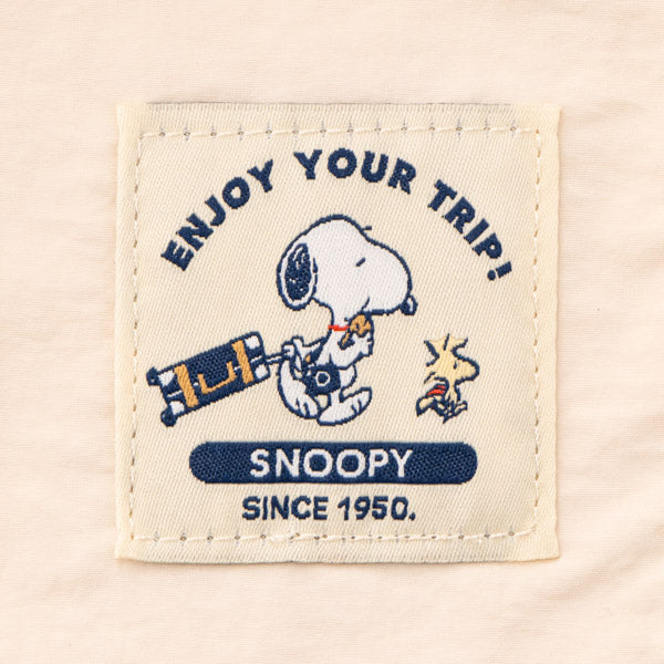 スヌーピー トートバッグ (ホワイト/enjoy your trip)