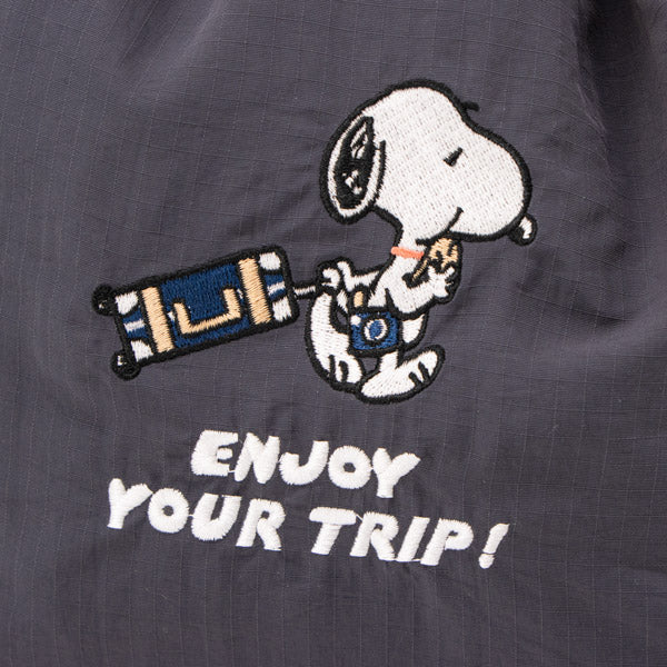 スヌーピー 巾着ショルダーバッグ (enjoy your trip)