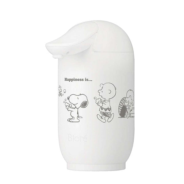 ビオレu 自動で出る泡ハンドソープディスペンサー スヌーピーデザイン (本体+つめかえ用430ml)