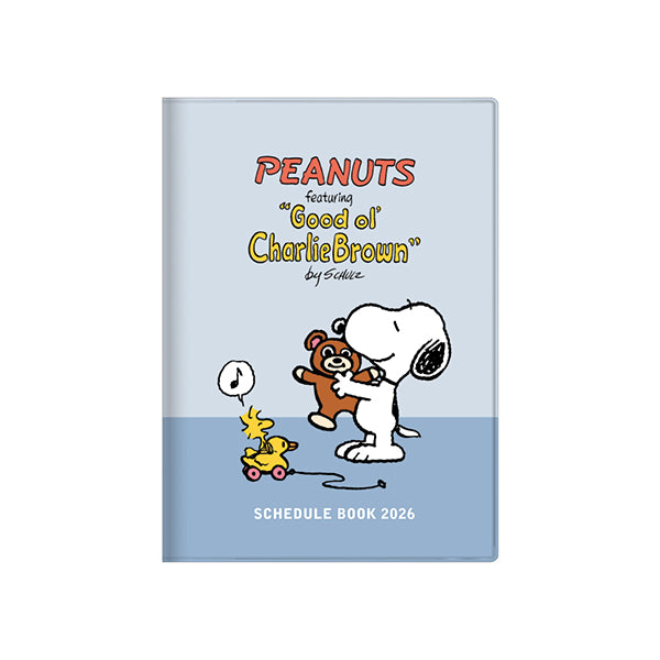 スヌーピー 手帳 月間B6カバー (テディベア/2026)
