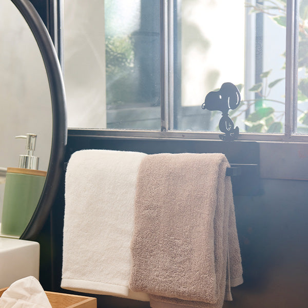 【おかいものSNOOPYオリジナル】アイアンタオルフック