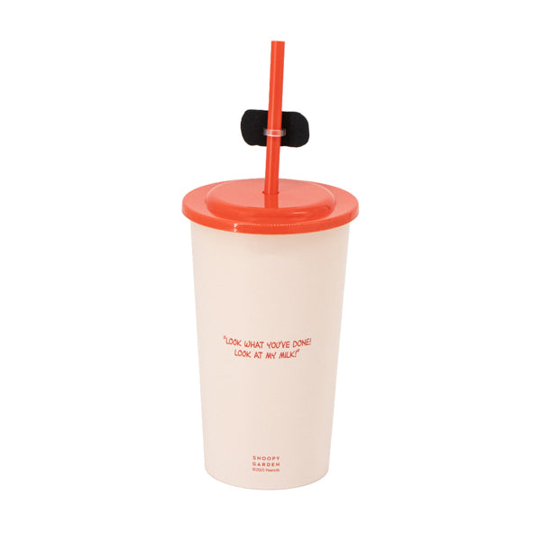 SNOOPY GARDEN リユーザブルカップセット(牛乳の中のチョコクッキー)