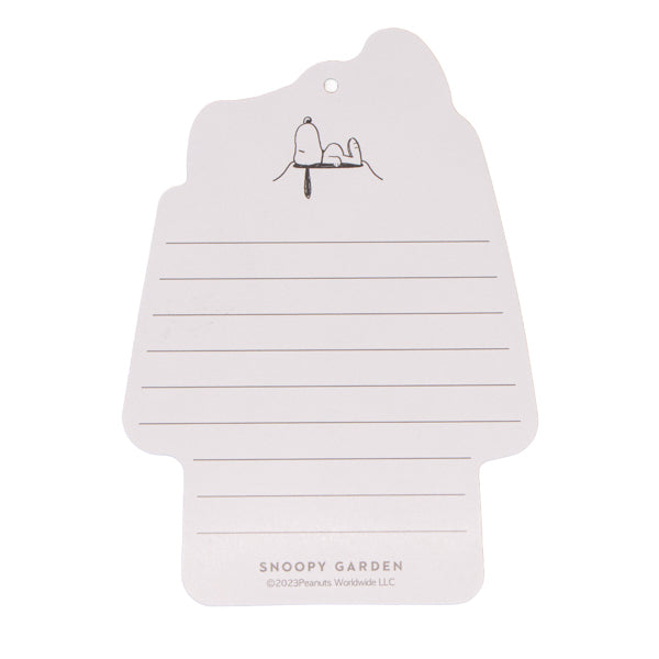 SNOOPY GARDEN メッセージカード付きぬいぐるみ(25cm)