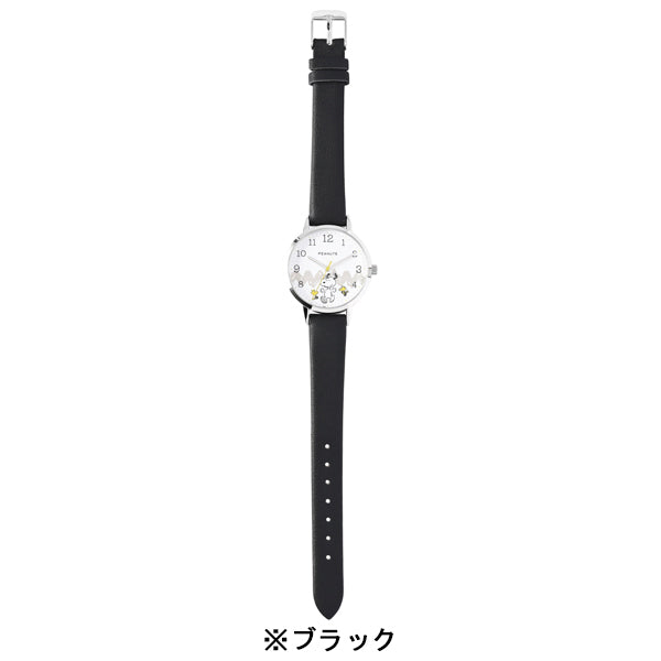 スヌーピー カジュアルレザーウォッチY