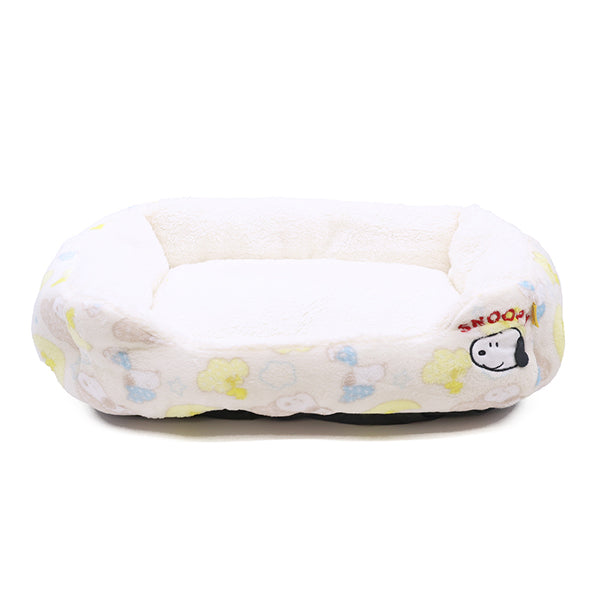 スヌーピー 雲柄ボアソファ