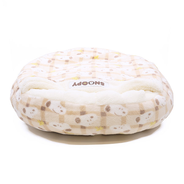 スヌーピー チェックボアラウンドベッド