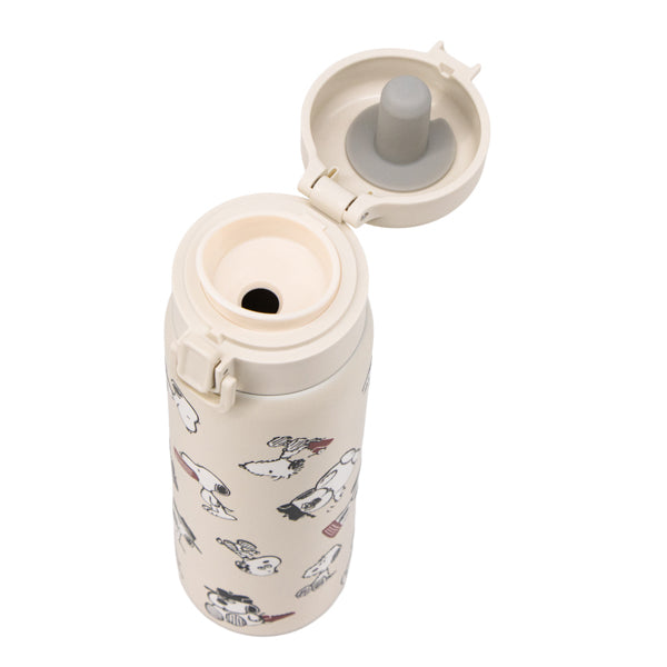 スヌーピー ワンプッシュステンレスボトル480mL (Have a blast)