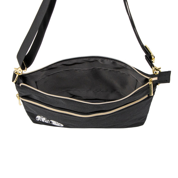 スヌーピー 横長Wファスナーショルダーバッグ (Take it easy)