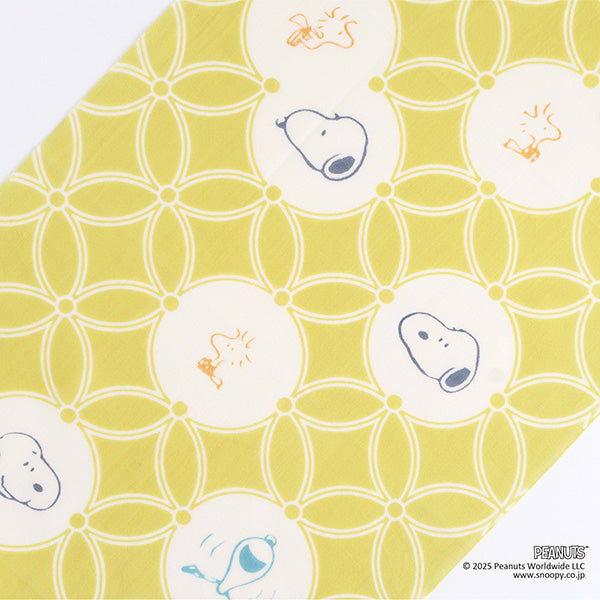 スヌーピー かまわぬ てぬぐい (スヌーピー七宝)