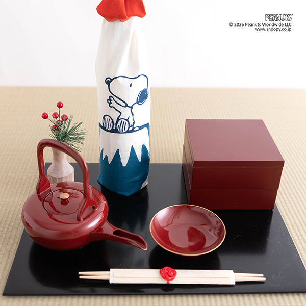 スヌーピー かまわぬ てぬぐい (富士山とスヌーピー)