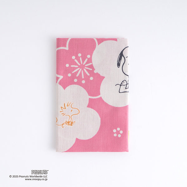 スヌーピー かまわぬ てぬぐい (梅文様スヌーピー)