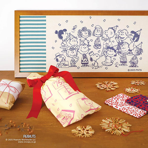 スヌーピー かまわぬ てぬぐい (75thパーティー)