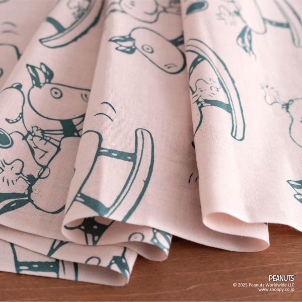 スヌーピー かまわぬ てぬぐい (ホーススヌーピー/ちらし)