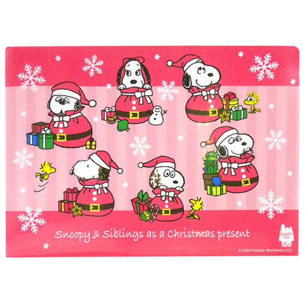 スヌーピー クリアファイルA4 (Can’t wait for Christmas!!)
