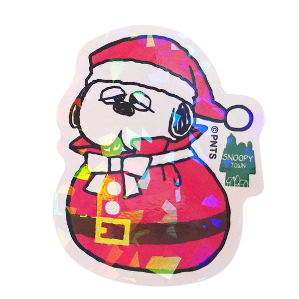 スヌーピー ホログラムステッカー6枚セット (Can’t wait for Christmas!!)