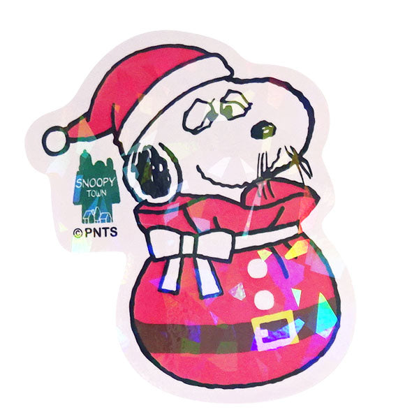 スヌーピー ホログラムステッカー6枚セット (Can’t wait for Christmas!!)