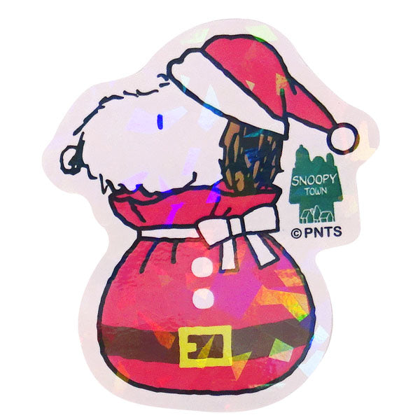 スヌーピー ホログラムステッカー6枚セット (Can’t wait for Christmas!!)