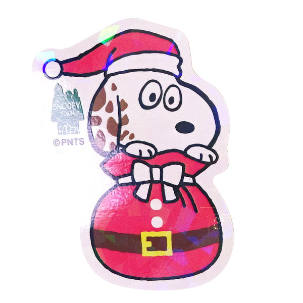 スヌーピー ホログラムステッカー6枚セット (Can’t wait for Christmas!!)