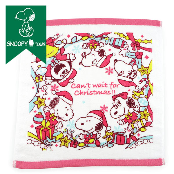 スヌーピー ウォッシュタオル (Can’t wait for Christmas!!)