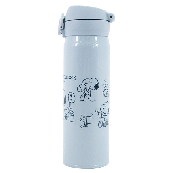 スヌーピー サーモス0.5L (ティータイム/アイスブルー)