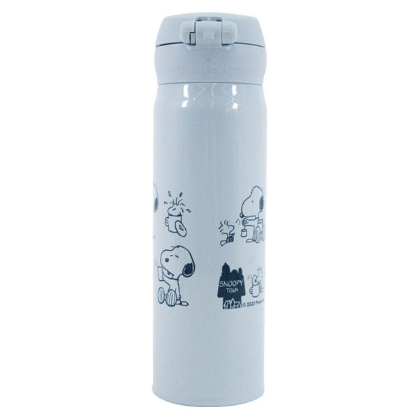 スヌーピー サーモス0.5L (ティータイム/アイスブルー)