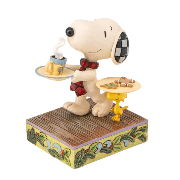 PEANUTS JIM SHORE フィギュア Santa's Sweet Surprise