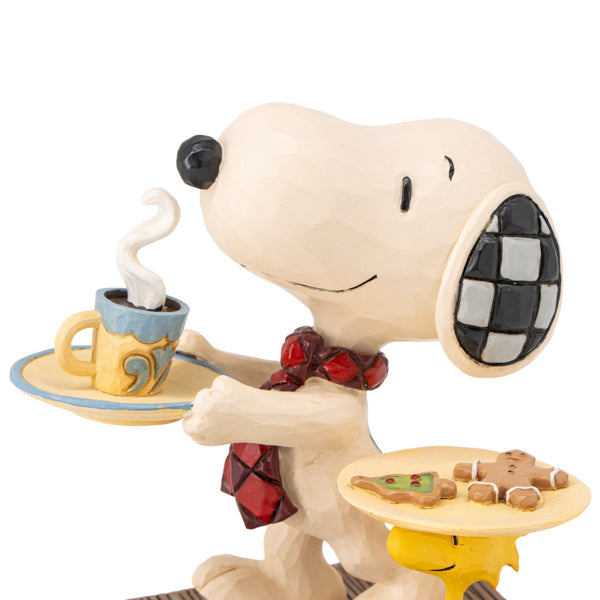 PEANUTS JIM SHORE フィギュア Santa's Sweet Surprise