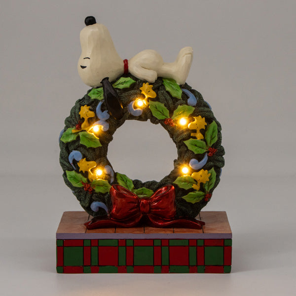 PEANUTS JIM SHORE フィギュア Happy Holiday Dreams