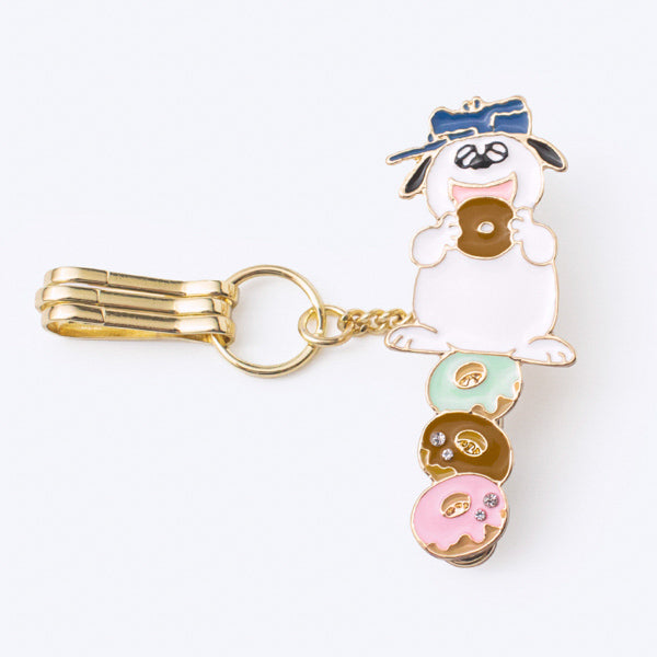 バッグキークリップmini・PEANUTS (ドーナツとオラフ)