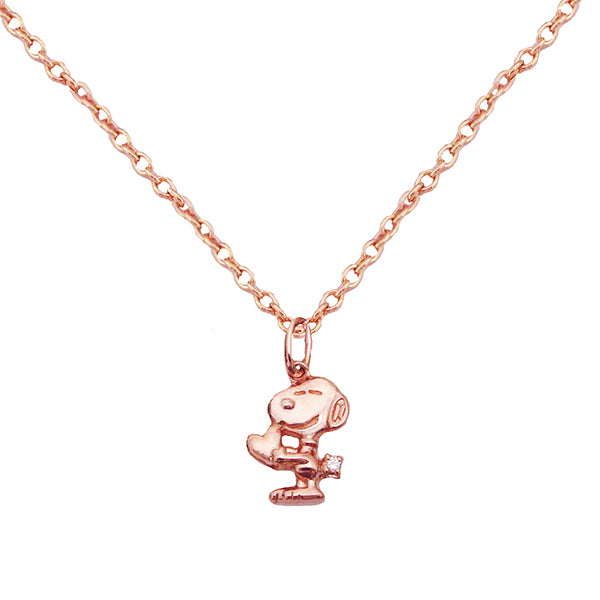 HUGハートスヌーピー プチペンダント